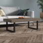 vidaXL Couchtisch Grau und Schwarz 120x60x40 cm MDF und Eisen vidaXL Couchtisch Grau und Schwarz 120x60x40 cm MDF und Eisen