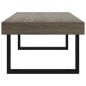 vidaXL Couchtisch Grau und Schwarz 120x60x40 cm MDF und Eisen vidaXL Couchtisch Grau und Schwarz 120x60x40 cm MDF und Eisen
