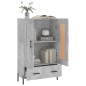 vidaXL Highboard Betongrau 69,5x31x115 cm Holzwerkstoff vidaXL Highboard Betongrau 69,5x31x115 cm Holzwerkstoff