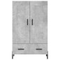 vidaXL Highboard Betongrau 69,5x31x115 cm Holzwerkstoff vidaXL Highboard Betongrau 69,5x31x115 cm Holzwerkstoff