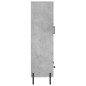 vidaXL Highboard Betongrau 69,5x31x115 cm Holzwerkstoff vidaXL Highboard Betongrau 69,5x31x115 cm Holzwerkstoff