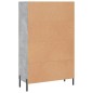 vidaXL Highboard Betongrau 69,5x31x115 cm Holzwerkstoff vidaXL Highboard Betongrau 69,5x31x115 cm Holzwerkstoff