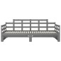 vidaXL Tagesbett Ausziehbar Grau Massivholz Kiefer 2x(80x200) cm vidaXL Tagesbett Ausziehbar Grau Massivholz Kiefer 2x(80x200) cm