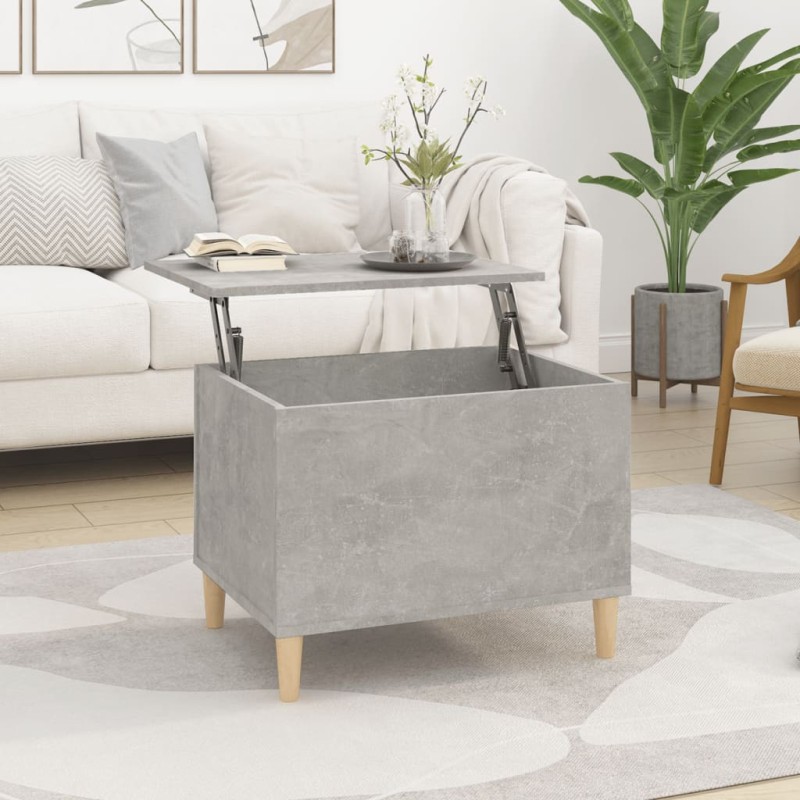 vidaXL Couchtisch Betongrau 60x44,5x45 cm Holzwerkstoff vidaXL Couchtisch Betongrau 60x44,5x45 cm Holzwerkstoff
