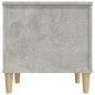 vidaXL Couchtisch Betongrau 60x44,5x45 cm Holzwerkstoff vidaXL Couchtisch Betongrau 60x44,5x45 cm Holzwerkstoff