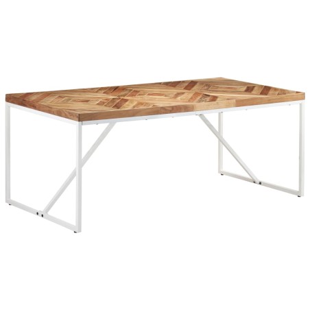 vidaXL Esstisch 180x90x76 cm Akazie und Mango Massivholz