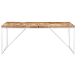 vidaXL Esstisch 180x90x76 cm Akazie und Mango Massivholz