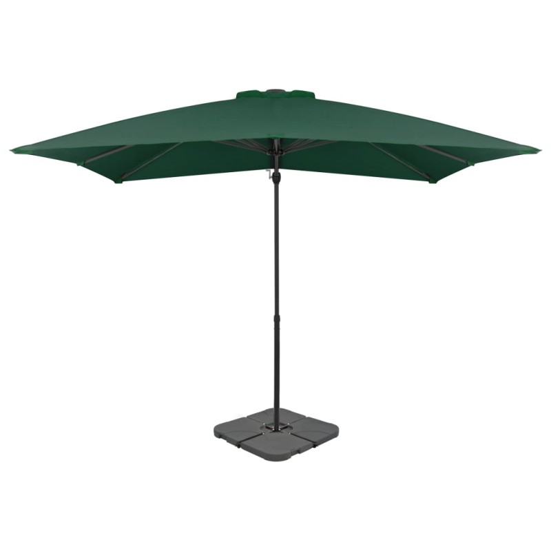 Sonnenschirm mit Schirmständer Grün Sonnenschirm mit Schirmständer Grün