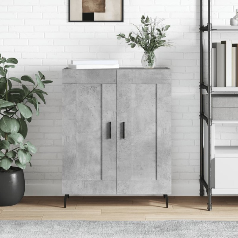 vidaXL Sideboard Betongrau 69,5x34x90 cm Holzwerkstoff vidaXL Sideboard Betongrau 69,5x34x90 cm Holzwerkstoff