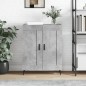 vidaXL Sideboard Betongrau 69,5x34x90 cm Holzwerkstoff vidaXL Sideboard Betongrau 69,5x34x90 cm Holzwerkstoff