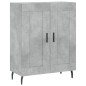vidaXL Sideboard Betongrau 69,5x34x90 cm Holzwerkstoff vidaXL Sideboard Betongrau 69,5x34x90 cm Holzwerkstoff