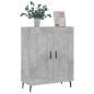 vidaXL Sideboard Betongrau 69,5x34x90 cm Holzwerkstoff vidaXL Sideboard Betongrau 69,5x34x90 cm Holzwerkstoff