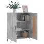 vidaXL Sideboard Betongrau 69,5x34x90 cm Holzwerkstoff vidaXL Sideboard Betongrau 69,5x34x90 cm Holzwerkstoff