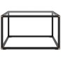 vidaXL Couchtisch Schwarz mit Hartglas 60x60x35 cm vidaXL Couchtisch Schwarz mit Hartglas 60x60x35 cm