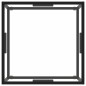 vidaXL Couchtisch Schwarz mit Hartglas 60x60x35 cm vidaXL Couchtisch Schwarz mit Hartglas 60x60x35 cm