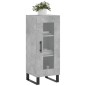 vidaXL Sideboard Betongrau 34,5x34x90 cm Holzwerkstoff vidaXL Sideboard Betongrau 34,5x34x90 cm Holzwerkstoff