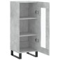 vidaXL Sideboard Betongrau 34,5x34x90 cm Holzwerkstoff vidaXL Sideboard Betongrau 34,5x34x90 cm Holzwerkstoff
