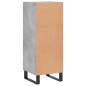 vidaXL Sideboard Betongrau 34,5x34x90 cm Holzwerkstoff vidaXL Sideboard Betongrau 34,5x34x90 cm Holzwerkstoff