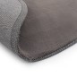 vidaXL Teppich 80 cm Kunstkaninchenfell Dunkelgrau vidaXL Teppich 80 cm Kunstkaninchenfell Dunkelgrau