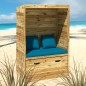 vidaXL Strandkorb mit Schublade 112x60x168 cm Massivholz Kiefer vidaXL Strandkorb mit Schublade 112x60x168 cm Massivholz Kiefer