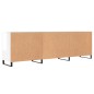 vidaXL TV-Schrank Hochglanz-Weiß 150x30x50 cm Holzwerkstoff vidaXL TV-Schrank Hochglanz-Weiß 150x30x50 cm Holzwerkstoff