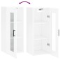 vidaXL Wandschrank Hochglanz-Weiß 34,5x34x90 cm vidaXL Wandschrank Hochglanz-Weiß 34,5x34x90 cm