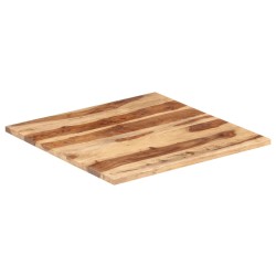 vidaXL Tischplatte Massivholz Palisander 25-27 mm 60×60 cm 