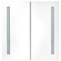 vidaXL LED-Bad-Spiegelschrank Weiß und Eichen-Optik 62x14x60 cm vidaXL LED-Bad-Spiegelschrank Weiß und Eichen-Optik 62x14x60 cm