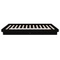 vidaXL Massivholzbett Schwarz 100x200 cm vidaXL Massivholzbett Schwarz 100x200 cm
