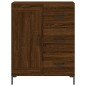 Highboard Braun Eichen-Optik 69,5x34x180 cm Holzwerkstoff Highboard Braun Eichen-Optik 69,5x34x180 cm Holzwerkstoff