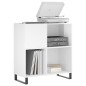 vidaXL Plattenschrank Hochglanz-Weiß 84,5x38x89 cm Holzwerkstoff vidaXL Plattenschrank Hochglanz-Weiß 84,5x38x89 cm Holzwerkstoff