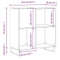 vidaXL Plattenschrank Hochglanz-Weiß 84,5x38x89 cm Holzwerkstoff vidaXL Plattenschrank Hochglanz-Weiß 84,5x38x89 cm Holzwerkstoff