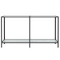 vidaXL Konsolentisch Weiß 140x35x75,5 cm Hartglas vidaXL Konsolentisch Weiß 140x35x75,5 cm Hartglas