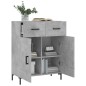 vidaXL Sideboard Betongrau 69,5x34x90 cm Holzwerkstoff vidaXL Sideboard Betongrau 69,5x34x90 cm Holzwerkstoff