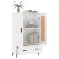 vidaXL Highboard Hochglanz-Weiß 69,5x31x115 cm Holzwerkstoff vidaXL Highboard Hochglanz-Weiß 69,5x31x115 cm Holzwerkstoff