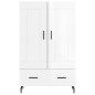 vidaXL Highboard Hochglanz-Weiß 69,5x31x115 cm Holzwerkstoff vidaXL Highboard Hochglanz-Weiß 69,5x31x115 cm Holzwerkstoff