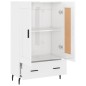 vidaXL Highboard Hochglanz-Weiß 69,5x31x115 cm Holzwerkstoff vidaXL Highboard Hochglanz-Weiß 69,5x31x115 cm Holzwerkstoff