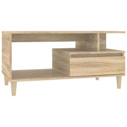 vidaXL Couchtisch Sonoma-Eiche 90x49x45 cm Holzwerkstoff