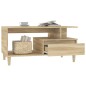 vidaXL Couchtisch Sonoma-Eiche 90x49x45 cm Holzwerkstoff vidaXL Couchtisch Sonoma-Eiche 90x49x45 cm Holzwerkstoff