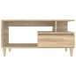 vidaXL Couchtisch Sonoma-Eiche 90x49x45 cm Holzwerkstoff vidaXL Couchtisch Sonoma-Eiche 90x49x45 cm Holzwerkstoff