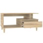 vidaXL Couchtisch Sonoma-Eiche 90x49x45 cm Holzwerkstoff vidaXL Couchtisch Sonoma-Eiche 90x49x45 cm Holzwerkstoff