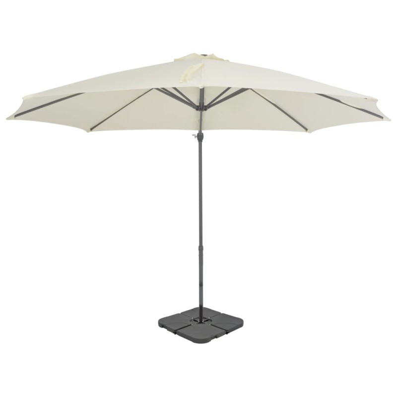vidaXL Sonnenschirm mit Schirmständer Sand vidaXL Sonnenschirm mit Schirmständer Sand