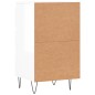 vidaXL Sideboard Hochglanz-Weiß 40x35x70 cm Holzwerkstoff vidaXL Sideboard Hochglanz-Weiß 40x35x70 cm Holzwerkstoff