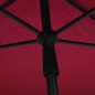vidaXL Sonnenschirm mit Mast 210x140 cm Bordeauxrot vidaXL Sonnenschirm mit Mast 210x140 cm Bordeauxrot
