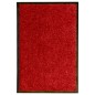 vidaXL Fußmatte Waschbar Rot 40x60 cm vidaXL Fußmatte Waschbar Rot 40x60 cm