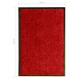 vidaXL Fußmatte Waschbar Rot 40x60 cm vidaXL Fußmatte Waschbar Rot 40x60 cm
