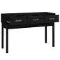 vidaXL Konsolentisch Schwarz 114x40x75 cm Massivholz Kiefer vidaXL Konsolentisch Schwarz 114x40x75 cm Massivholz Kiefer