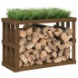 vidaXL Outdoor-Kaminholzregal Honigbraun 108x52x74 cm Massivholz vidaXL Outdoor-Kaminholzregal Honigbraun 108x52x74 cm Massivholz