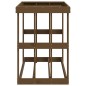 vidaXL Outdoor-Kaminholzregal Honigbraun 108x52x74 cm Massivholz vidaXL Outdoor-Kaminholzregal Honigbraun 108x52x74 cm Massivholz