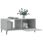 vidaXL Couchtisch Betongrau 90x50x40 cm Holzwerkstoff vidaXL Couchtisch Betongrau 90x50x40 cm Holzwerkstoff